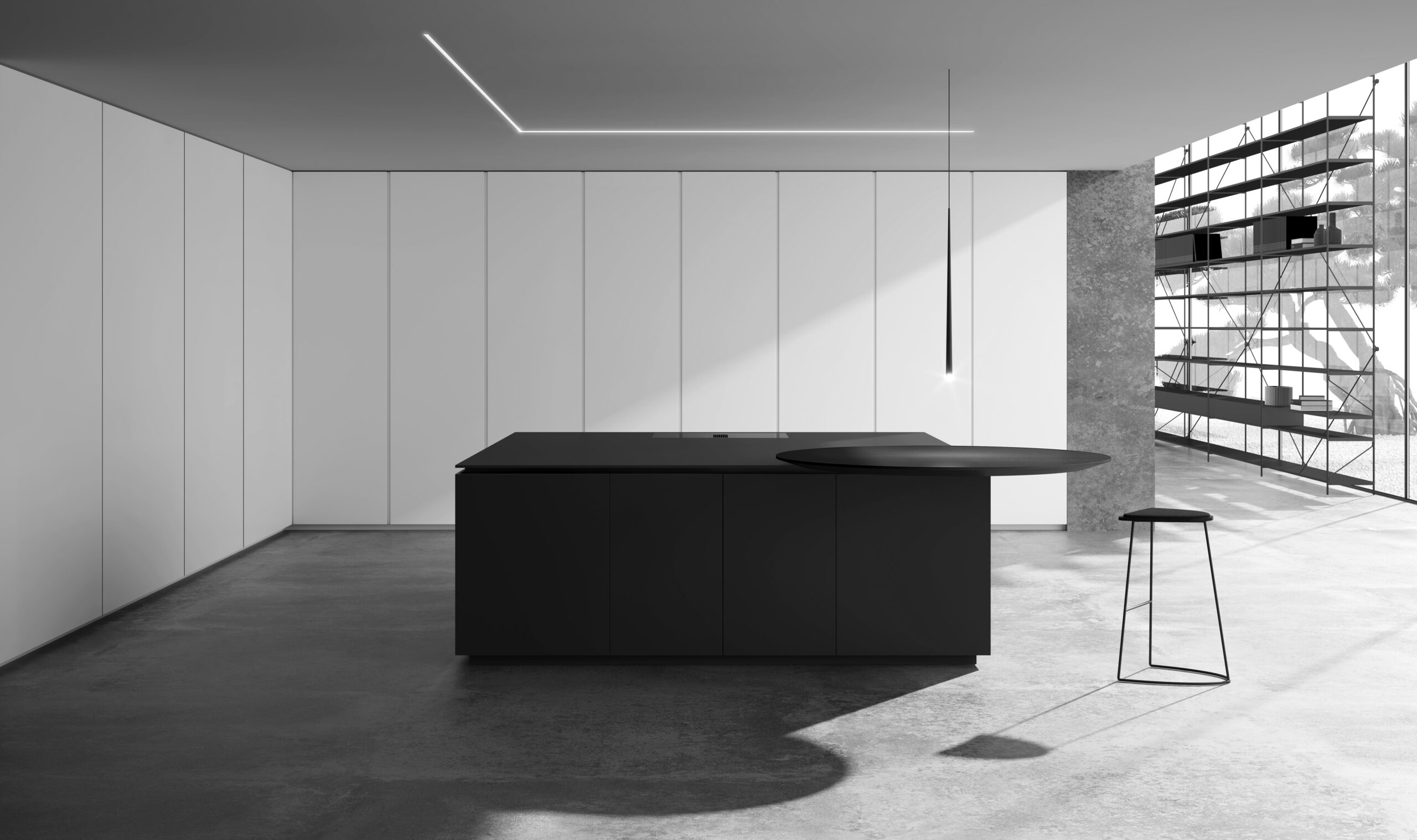 Cocina Contemporanea Smooth Nero